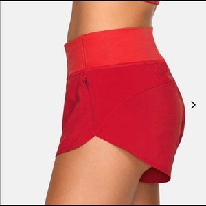 Outdoor Voices Red Hudson Shorts